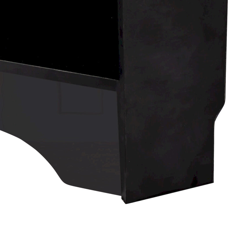 Porte-manteau d'angle avec banc à chaussures - Porte-manteau multifonctionnel pour entrée, doté de 4 crochets et d'une étagère réglable, 75 cm (L) x 182 cm (H)