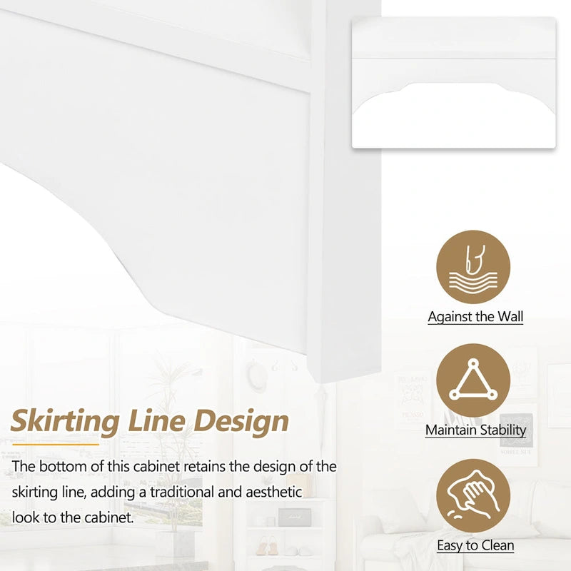 Porte-manteau d'angle avec banc à chaussures - Porte-manteau multifonctionnel pour entrée, doté de 4 crochets et d'une étagère réglable, 75 cm (L) x 182 cm (H)