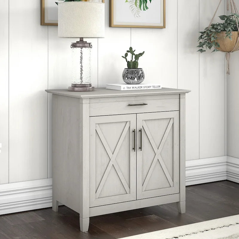 Bureau secrétaire Key West avec armoire de rangement par Bush Furniture