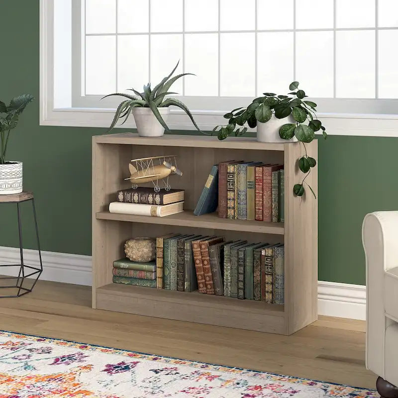 Bibliothèque universelle à 2 étagères de petite taille par Bush Furniture