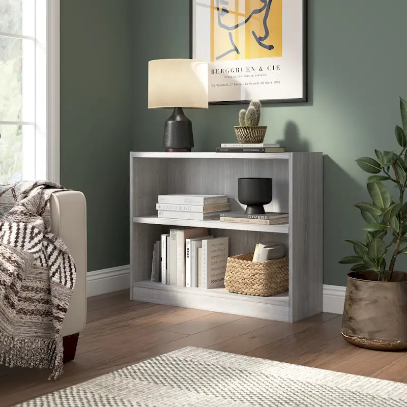 Bibliothèque universelle à 2 étagères de petite taille par Bush Furniture