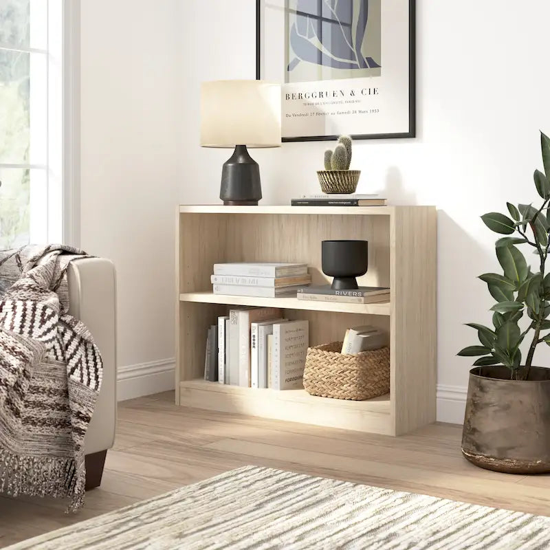 Bibliothèque universelle à 2 étagères de petite taille par Bush Furniture