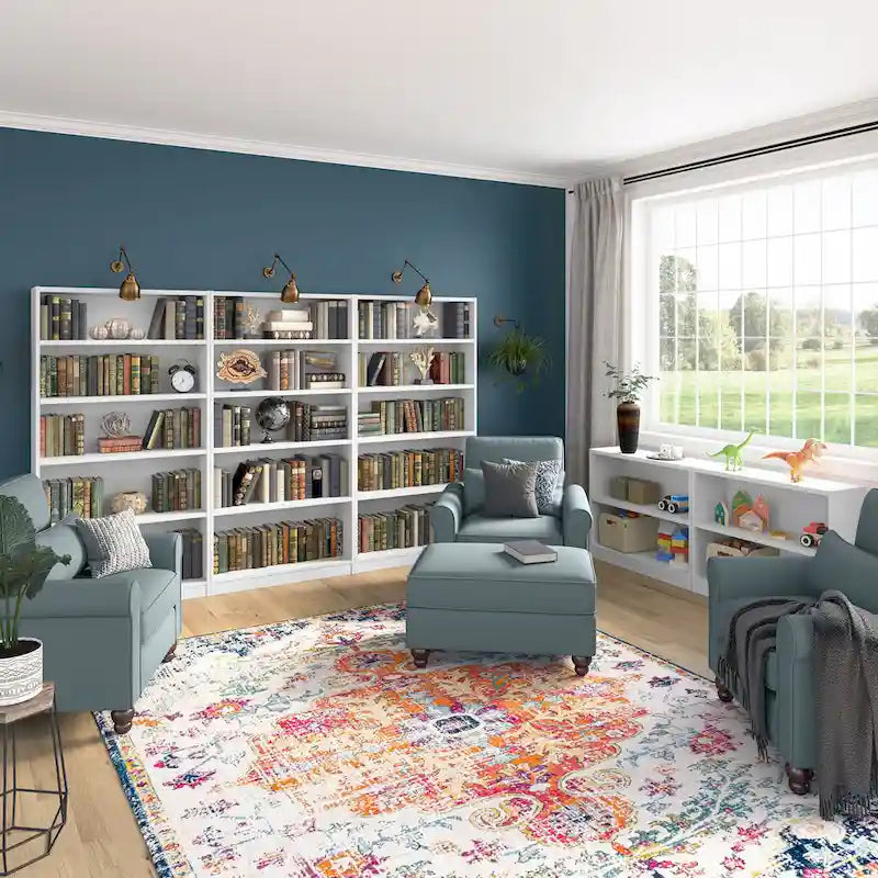 Bibliothèque universelle à 2 étagères de petite taille par Bush Furniture