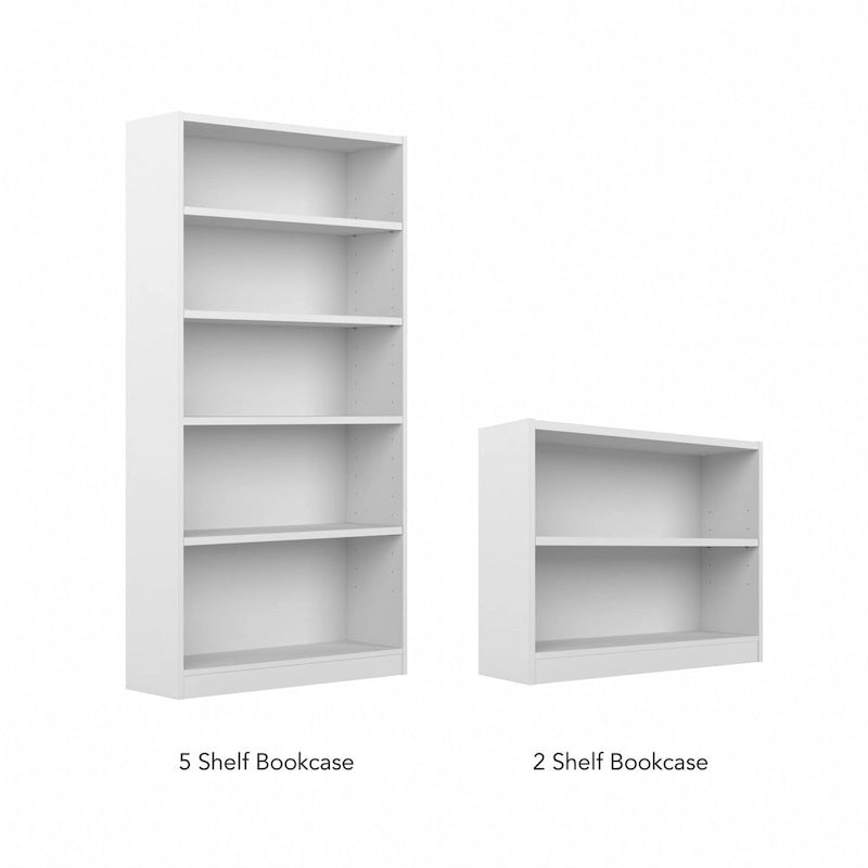 Bibliothèque universelle à 2 étagères de petite taille par Bush Furniture