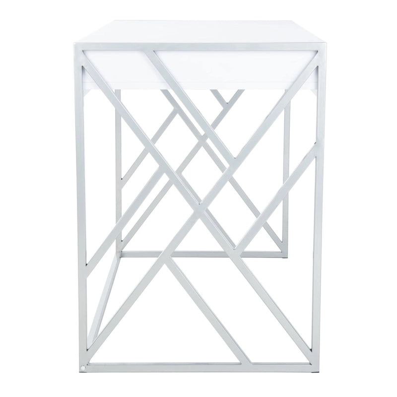 Bureau moderne bicolore à 1 tiroir SAFAVIEH Manila