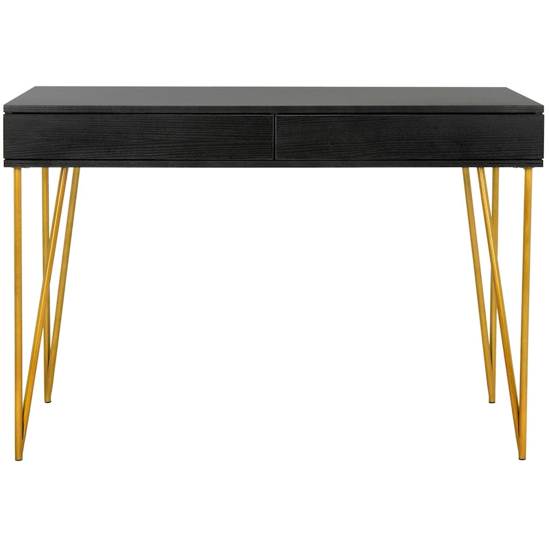 Bureau SAFAVIEH Ladonna en pin naturel à 2 tiroirs