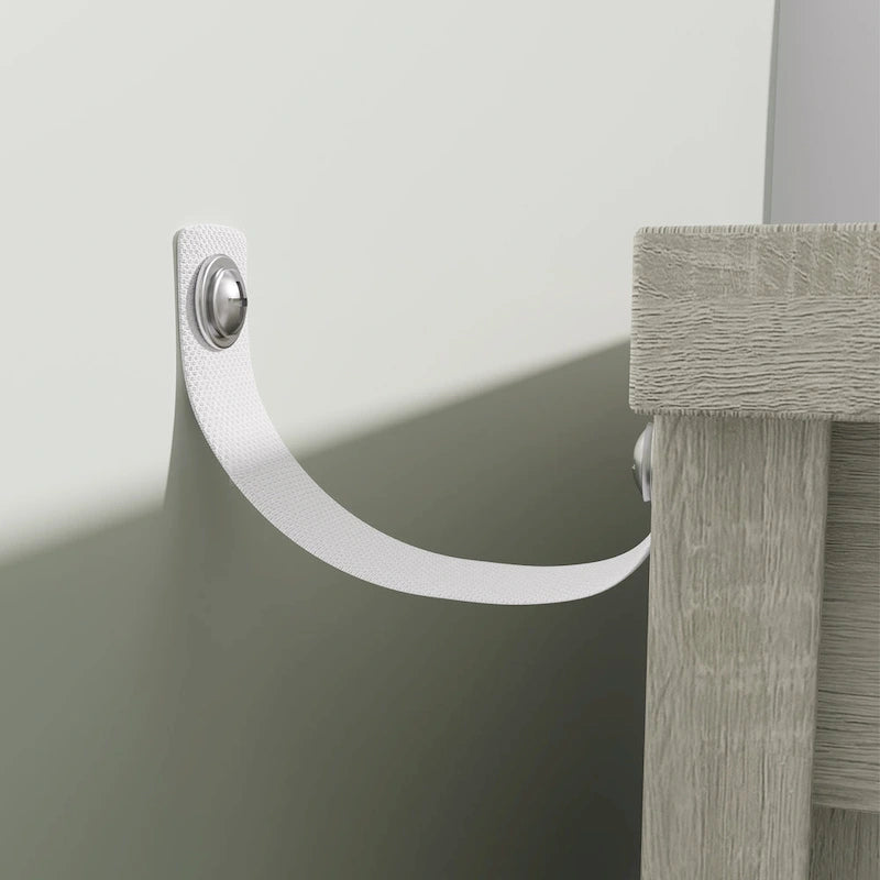 Commode extra large à 6 tiroirs, gris clair