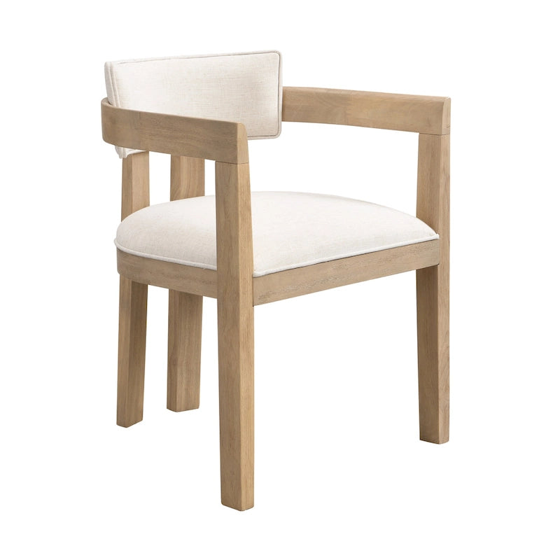 Chaise de salle à manger moderne et sophistiquée Conrad avec accoudoirs par Christopher Knight Home