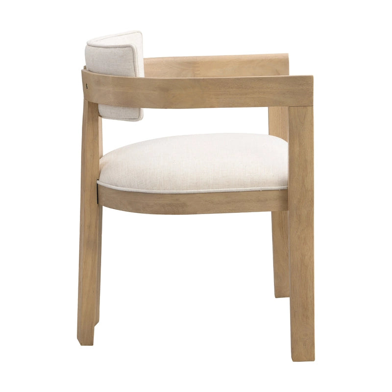 Chaise de salle à manger moderne et sophistiquée Conrad avec accoudoirs par Christopher Knight Home