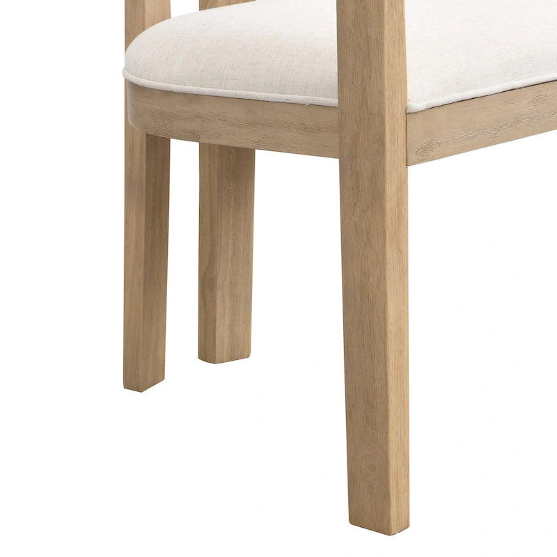 Chaise de salle à manger moderne et sophistiquée Conrad avec accoudoirs par Christopher Knight Home
