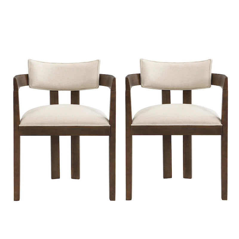 Chaise de salle à manger moderne et sophistiquée Conrad avec accoudoirs par Christopher Knight Home