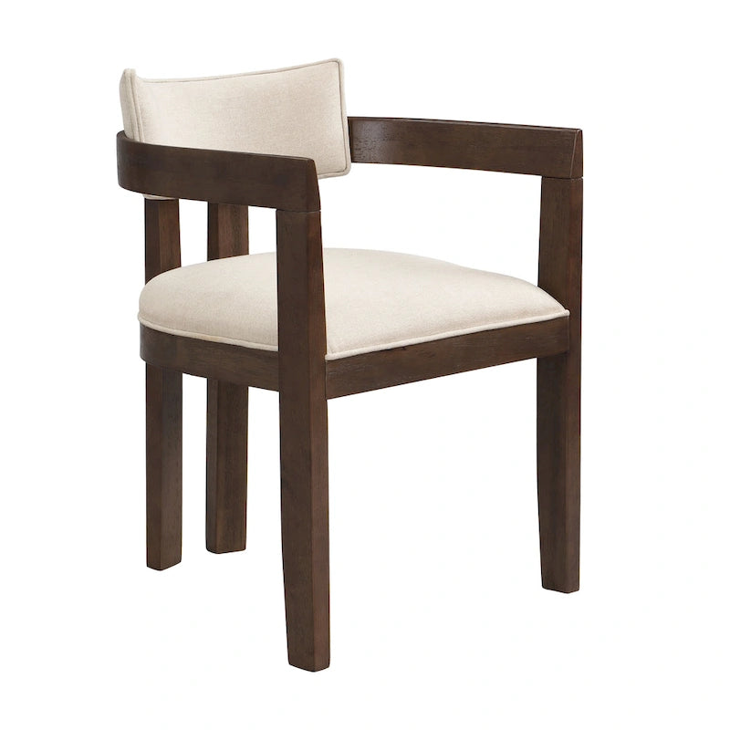 Chaise de salle à manger moderne et sophistiquée Conrad avec accoudoirs par Christopher Knight Home