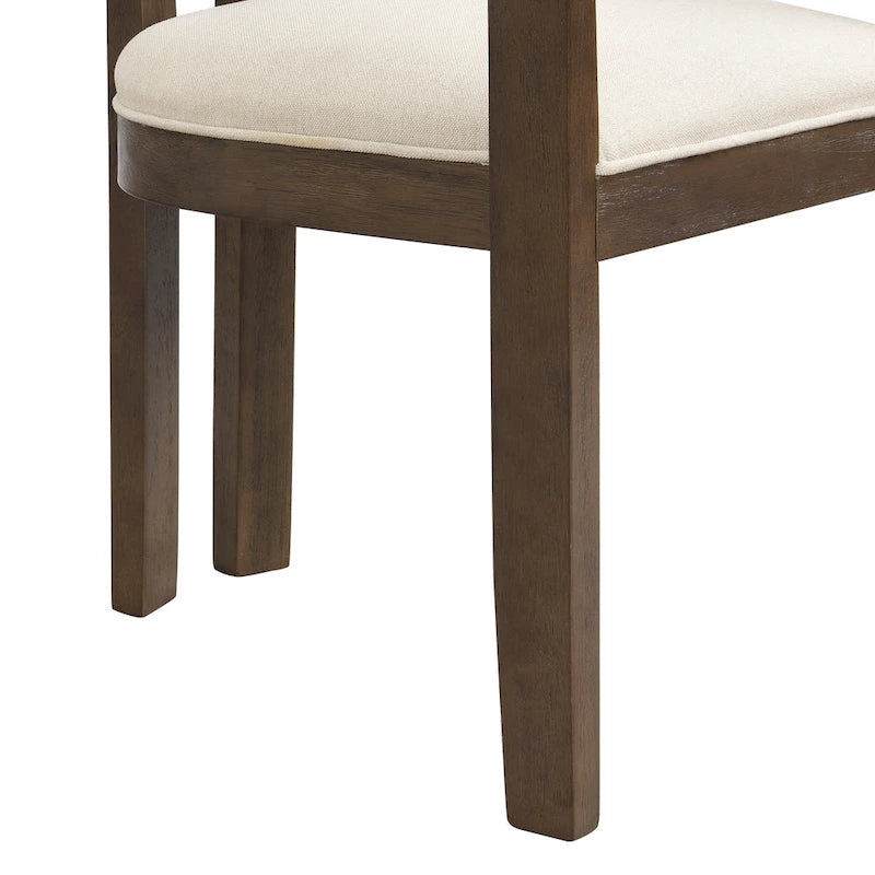 Chaise de salle à manger moderne et sophistiquée Conrad avec accoudoirs par Christopher Knight Home