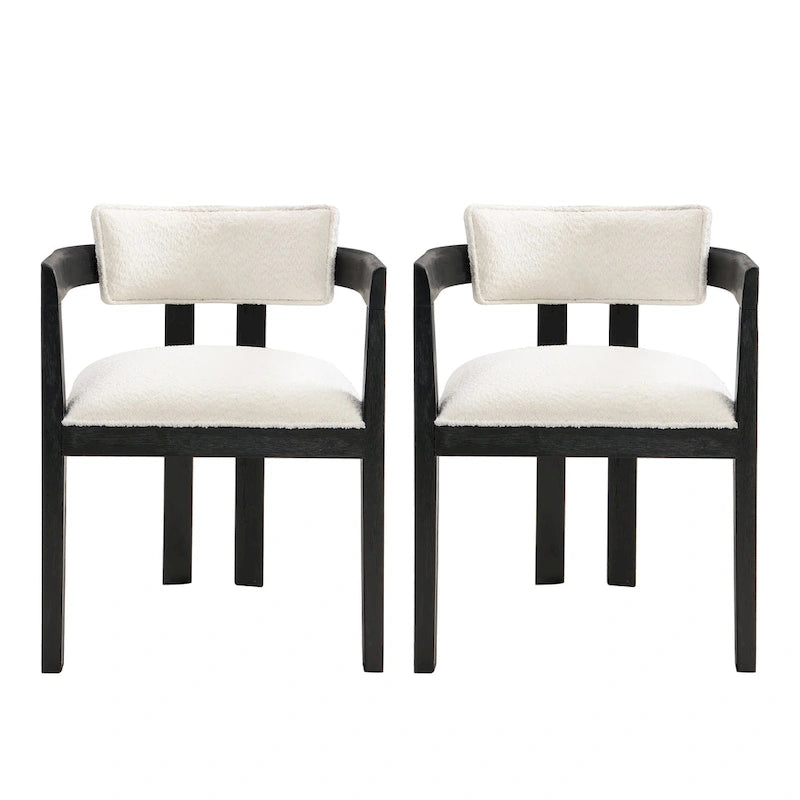 Chaise de salle à manger moderne et sophistiquée Conrad avec accoudoirs par Christopher Knight Home