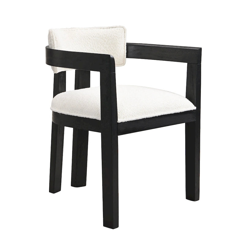 Chaise de salle à manger moderne et sophistiquée Conrad avec accoudoirs par Christopher Knight Home