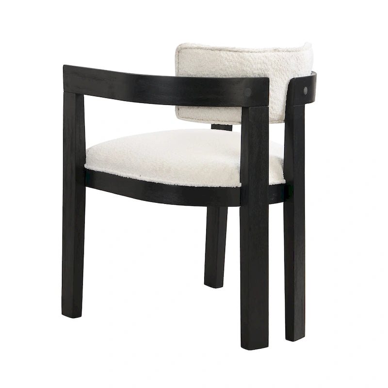Chaise de salle à manger moderne et sophistiquée Conrad avec accoudoirs par Christopher Knight Home