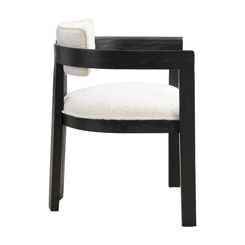 Chaise de salle à manger moderne et sophistiquée Conrad avec accoudoirs par Christopher Knight Home