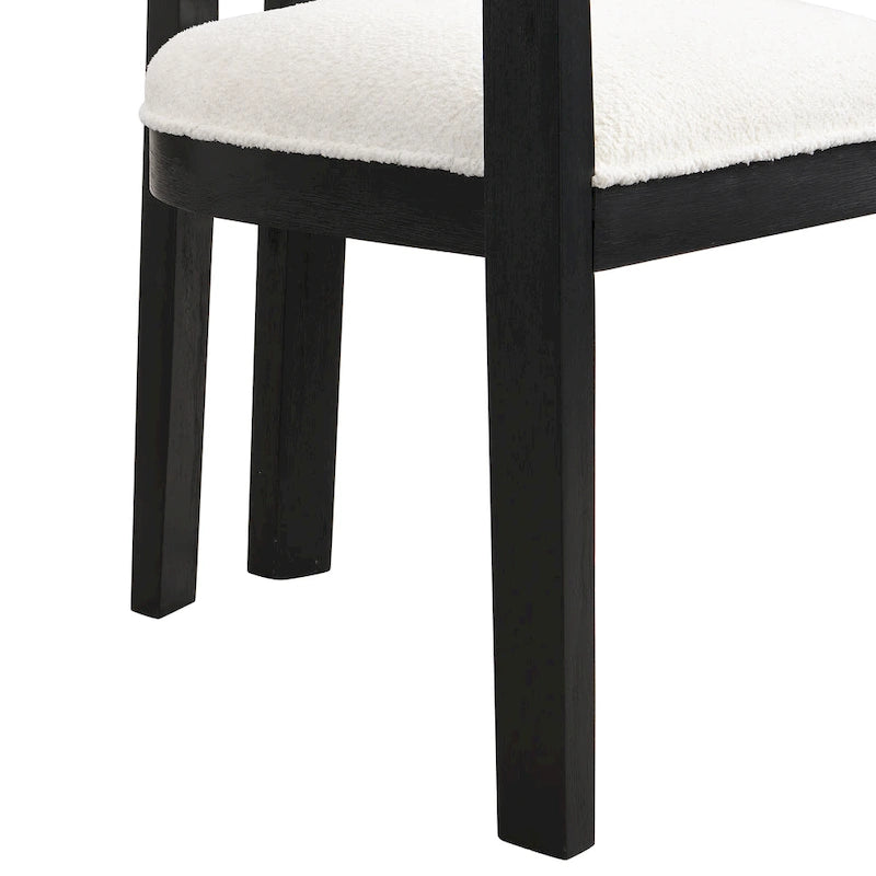 Chaise de salle à manger moderne et sophistiquée Conrad avec accoudoirs par Christopher Knight Home