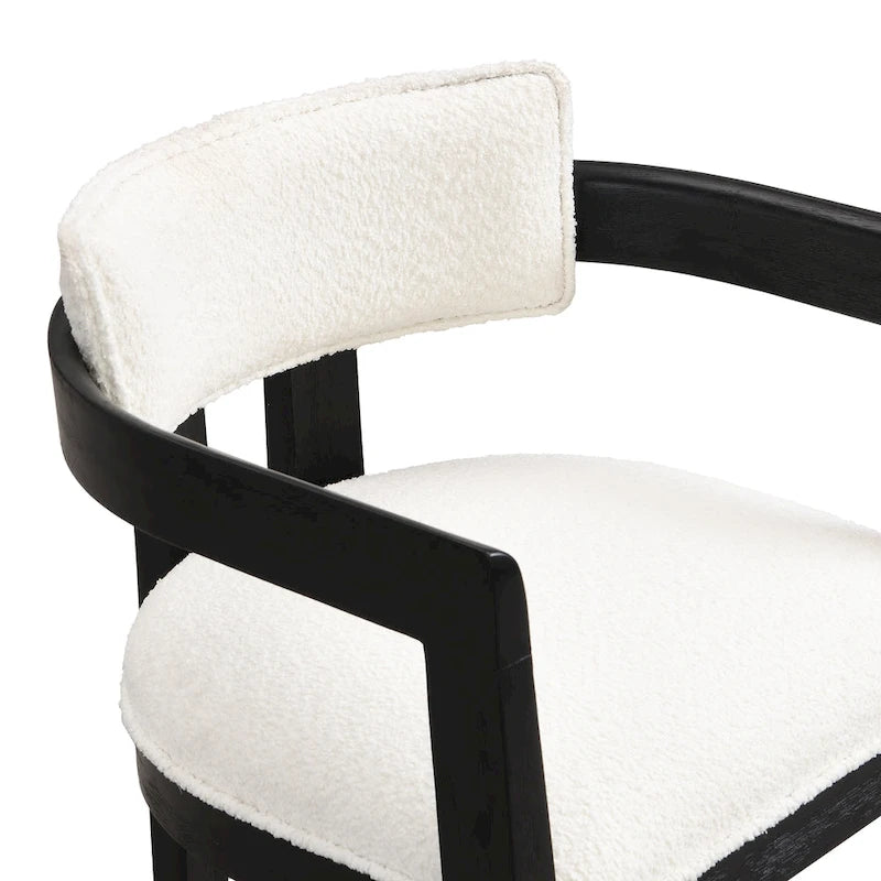 Chaise de salle à manger moderne et sophistiquée Conrad avec accoudoirs par Christopher Knight Home