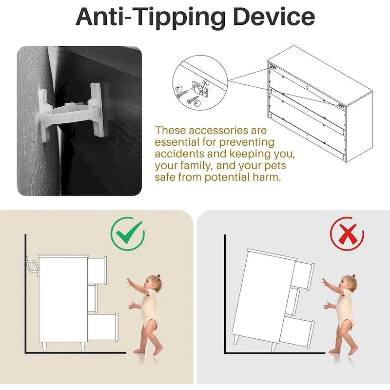 Commode en rotin à 6 tiroirs