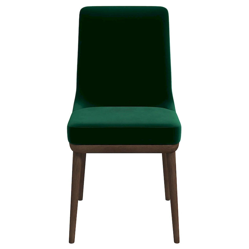 Chaise de salle à manger moderne en bois massif (lot de 2)