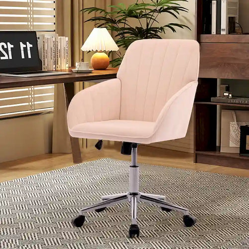 Chaise de bureau réglable, pour la maison ou la chambre, chaise pivotante ergonomique, dossier inclinable, confortable pour une utilisation prolongée.