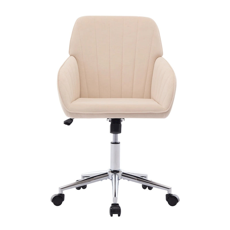 Chaise de bureau réglable, pour la maison ou la chambre, chaise pivotante ergonomique, dossier inclinable, confortable pour une utilisation prolongée.
