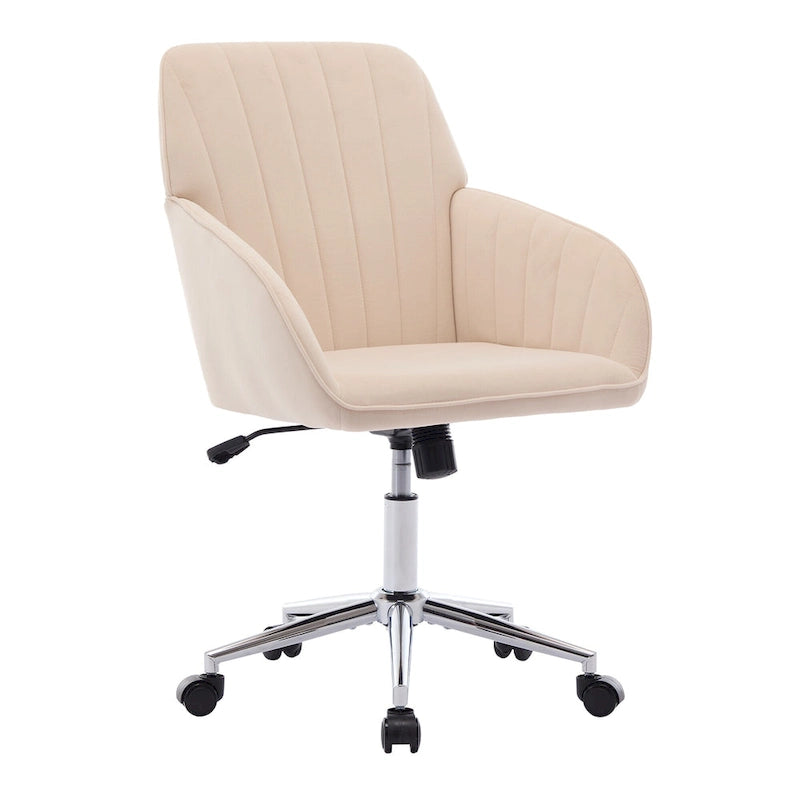 Chaise de bureau réglable, pour la maison ou la chambre, chaise pivotante ergonomique, dossier inclinable, confortable pour une utilisation prolongée.