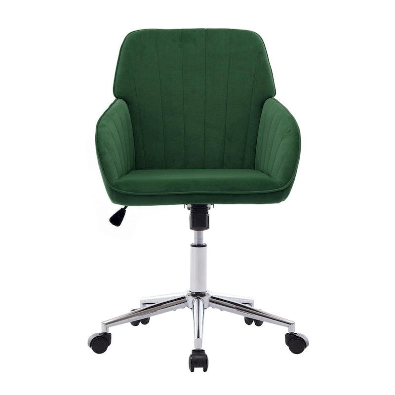 Chaise de bureau réglable, pour la maison ou la chambre, chaise pivotante ergonomique, dossier inclinable, confortable pour une utilisation prolongée.
