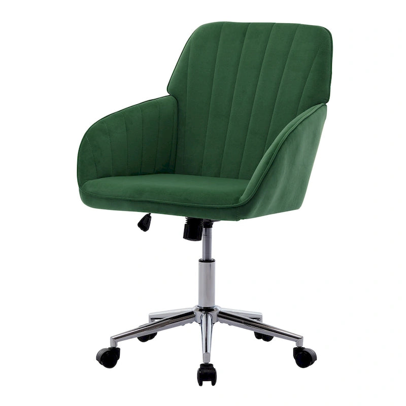 Chaise de bureau réglable, pour la maison ou la chambre, chaise pivotante ergonomique, dossier inclinable, confortable pour une utilisation prolongée.