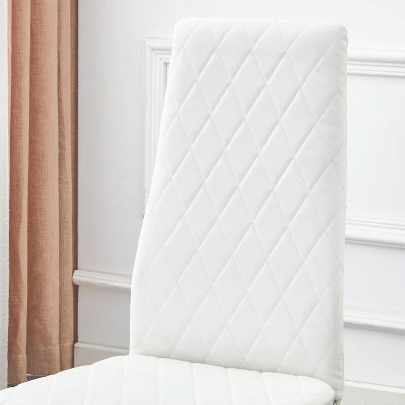Ensemble de 6 chaises de salle à manger de style moderne