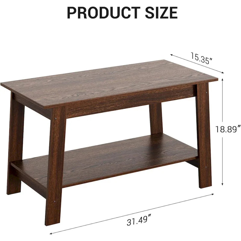 Petite table basse rustique pour salon, cuisine - Non applicable