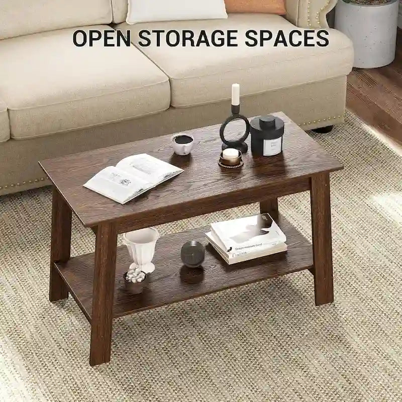 Petite table basse rustique pour salon, cuisine - Non applicable