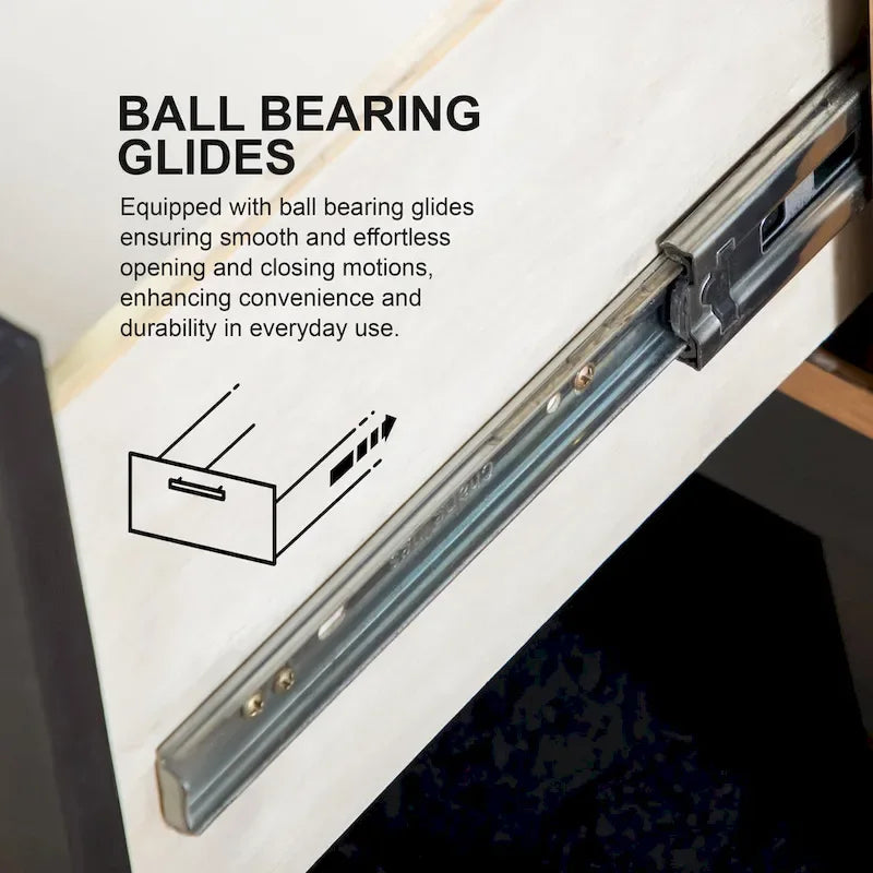 Ensemble lit plateforme et table de chevet 2 pièces Conjira de Furniture of America, en bois blanc moderne