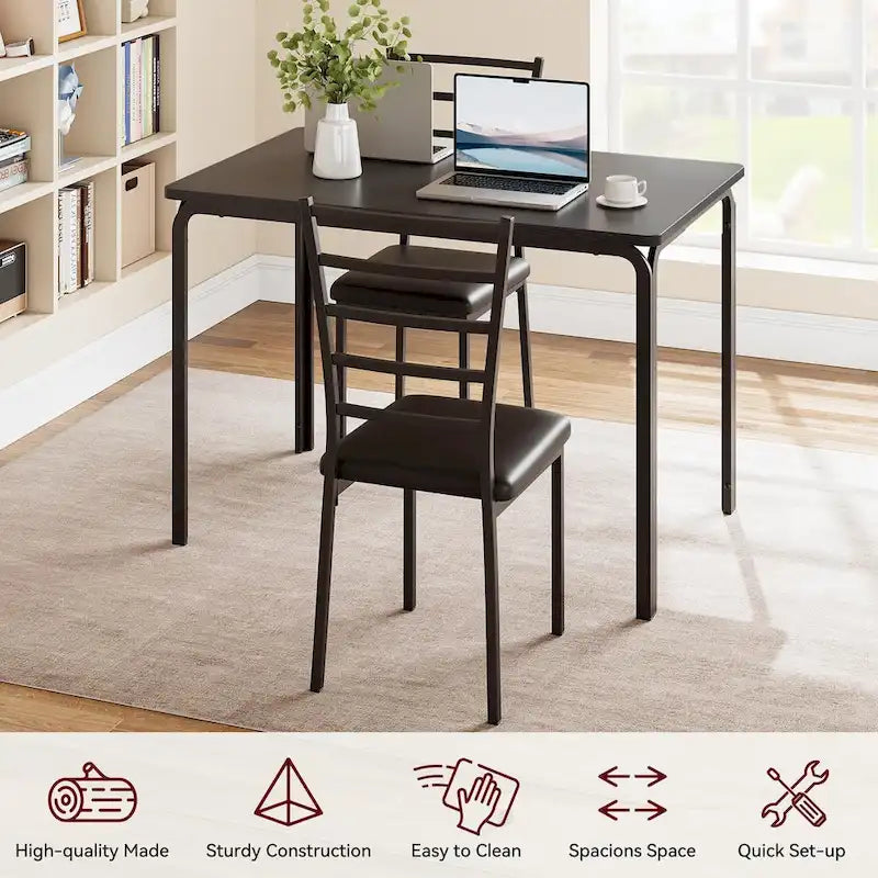Ensemble de table à manger 5 pièces pour 4 personnes