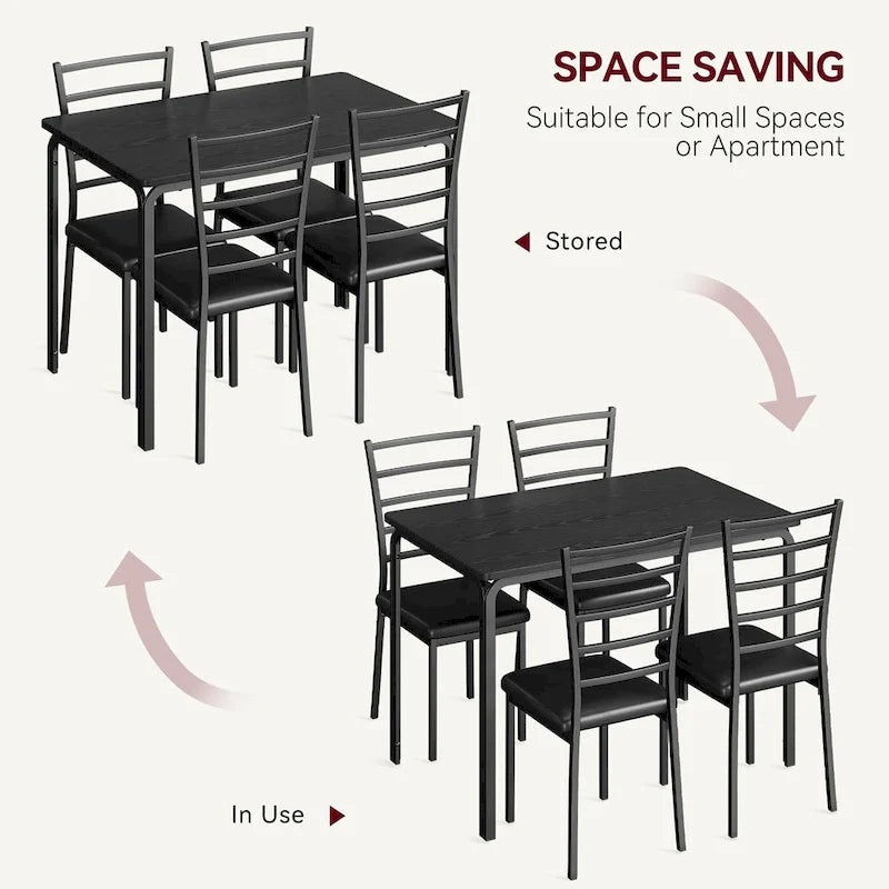 Ensemble de table à manger 5 pièces pour 4 personnes