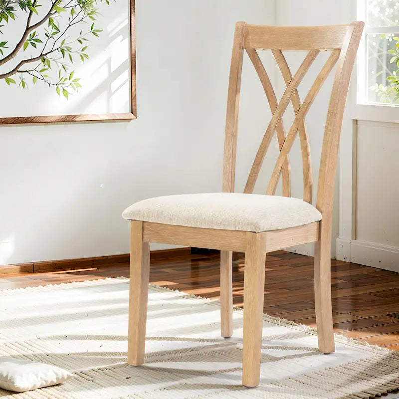 Ensemble table et chaises de salle à manger, style moderne, 1 table et 6 chaises, antidérapant, idéal pour 4 à 6 personnes