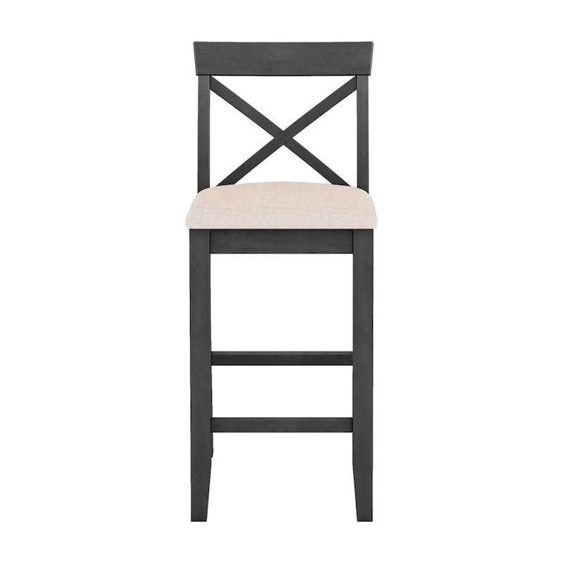 Ensemble table et chaises de salle à manger 3 pièces, petit ensemble table et chaises de hauteur comptoir avec coin repas et 2 chaises