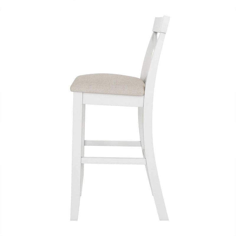 Ensemble table et chaises de salle à manger 3 pièces, petit ensemble table et chaises de hauteur comptoir avec coin repas et 2 chaises