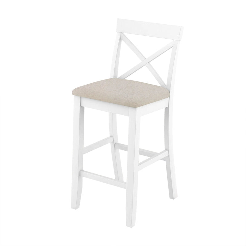 Ensemble table et chaises de salle à manger 3 pièces, petit ensemble table et chaises de hauteur comptoir avec coin repas et 2 chaises