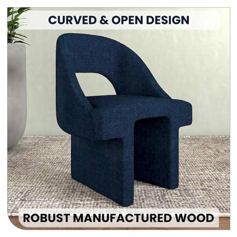 Ensemble de 2 fauteuils d'appoint modernes et élégants en tissu bouclé, avec structure en MDF, pour la maison, le bureau, le salon et la chambre.