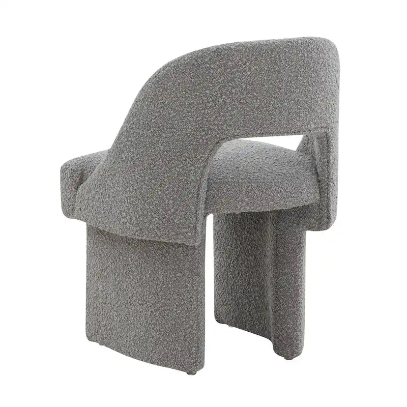 Ensemble de 2 fauteuils d'appoint modernes et élégants en tissu bouclé, avec structure en MDF, pour la maison, le bureau, le salon et la chambre.