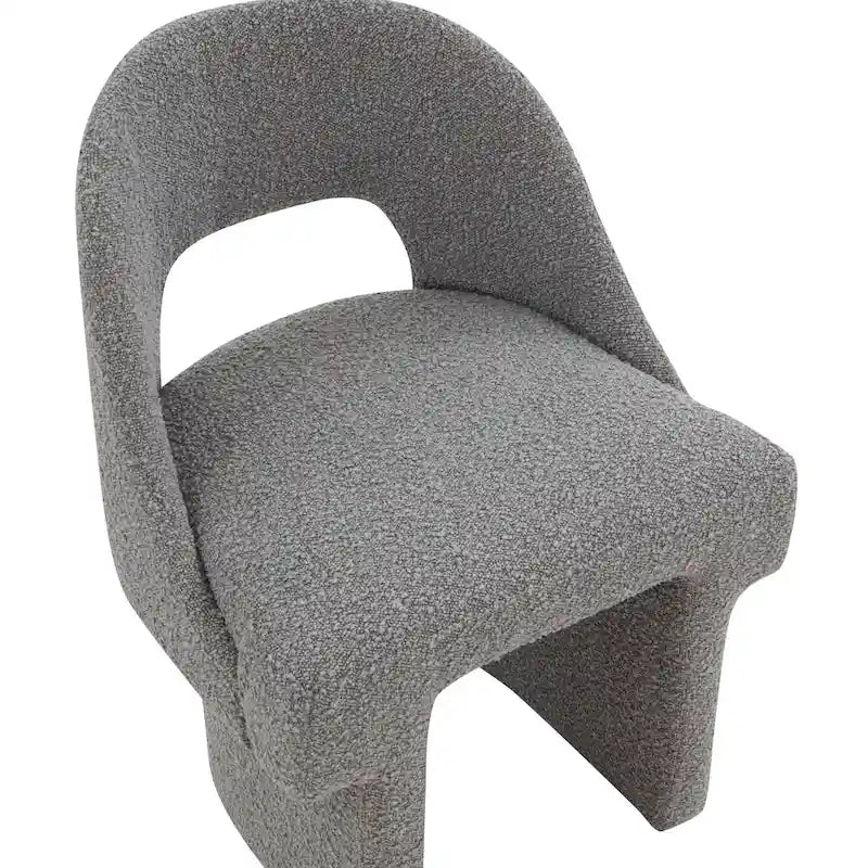 Ensemble de 2 fauteuils d'appoint modernes et élégants en tissu bouclé, avec structure en MDF, pour la maison, le bureau, le salon et la chambre.