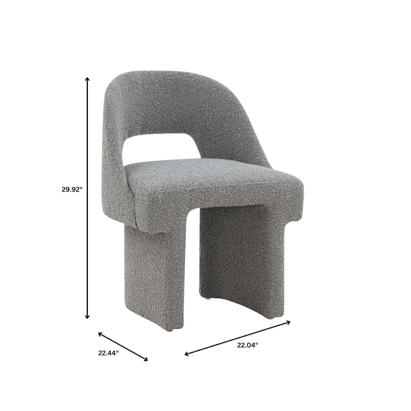 Ensemble de 2 fauteuils d'appoint modernes et élégants en tissu bouclé, avec structure en MDF, pour la maison, le bureau, le salon et la chambre.