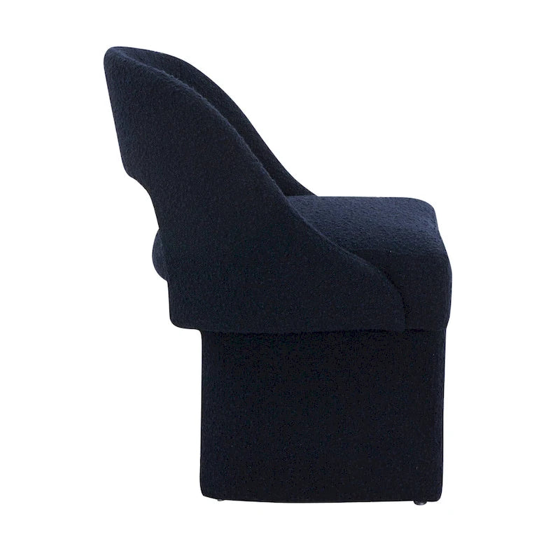 Ensemble de 2 fauteuils d'appoint modernes et élégants en tissu bouclé, avec structure en MDF, pour la maison, le bureau, le salon et la chambre.