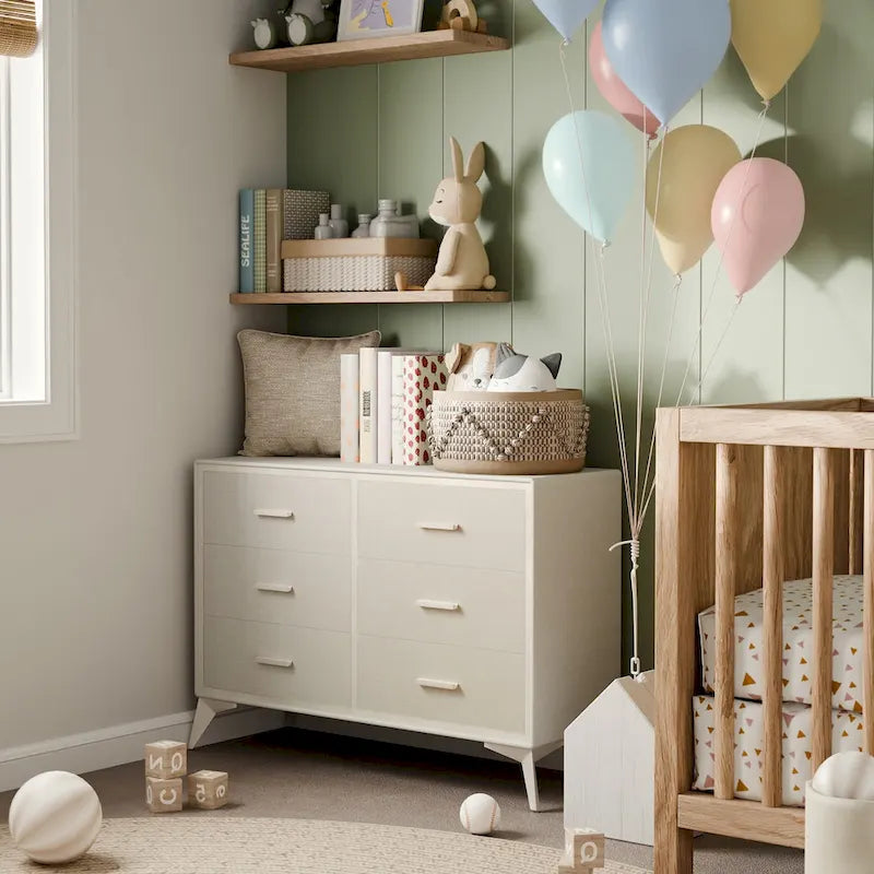 Commode de rangement en tissu avec structure métallique et tiroir