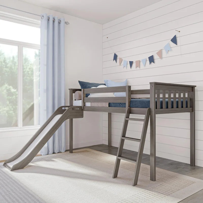 Max and Lily Classic Lit mezzanine bas pour lit simple avec glissière facile