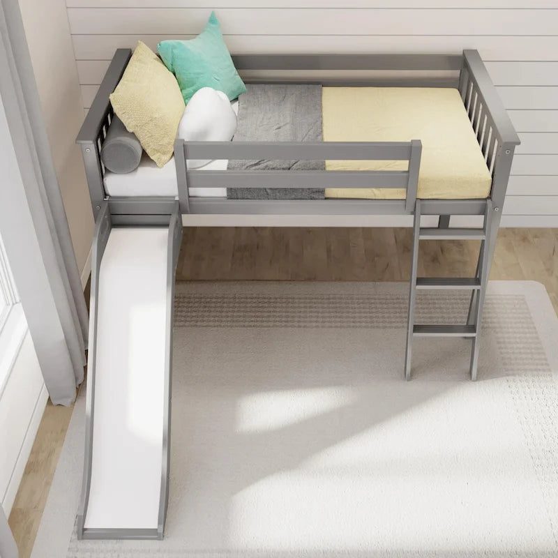 Max and Lily Classic Lit mezzanine bas pour lit simple avec glissière facile