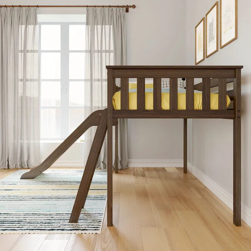 Max and Lily Classic Lit mezzanine bas pour lit simple avec glissière facile
