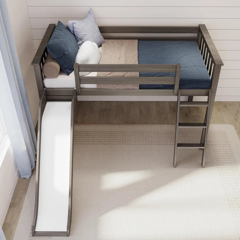 Max and Lily Classic Lit mezzanine bas pour lit simple avec glissière facile